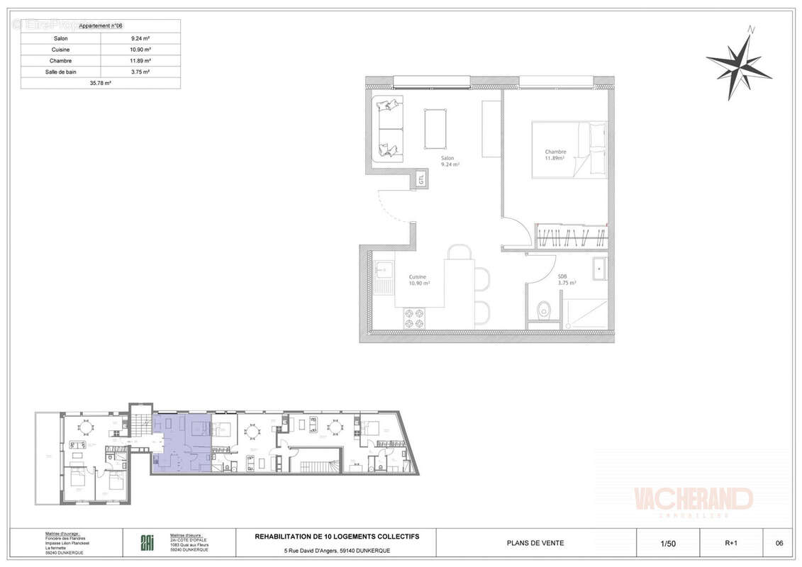 Appartement 35 m² à Dunkerque  - photo 2