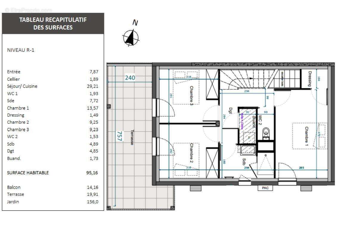 Maison T4 de 95 m² en duplex inversé à Saint-Héand - photo 4