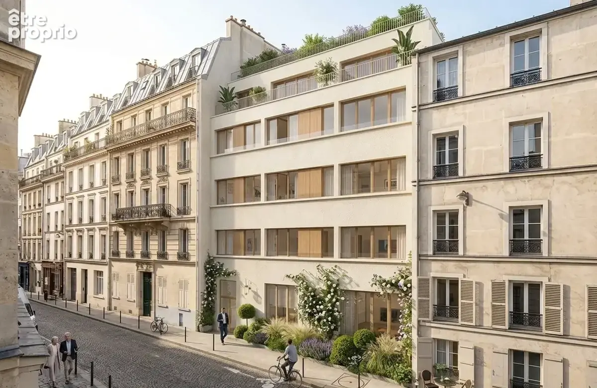 Paris 18e   Montmartre : Magnifique 2 Pièces en dernier étage - photo 5