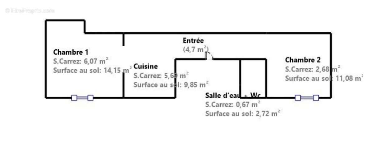 Appartement à PARIS-3E