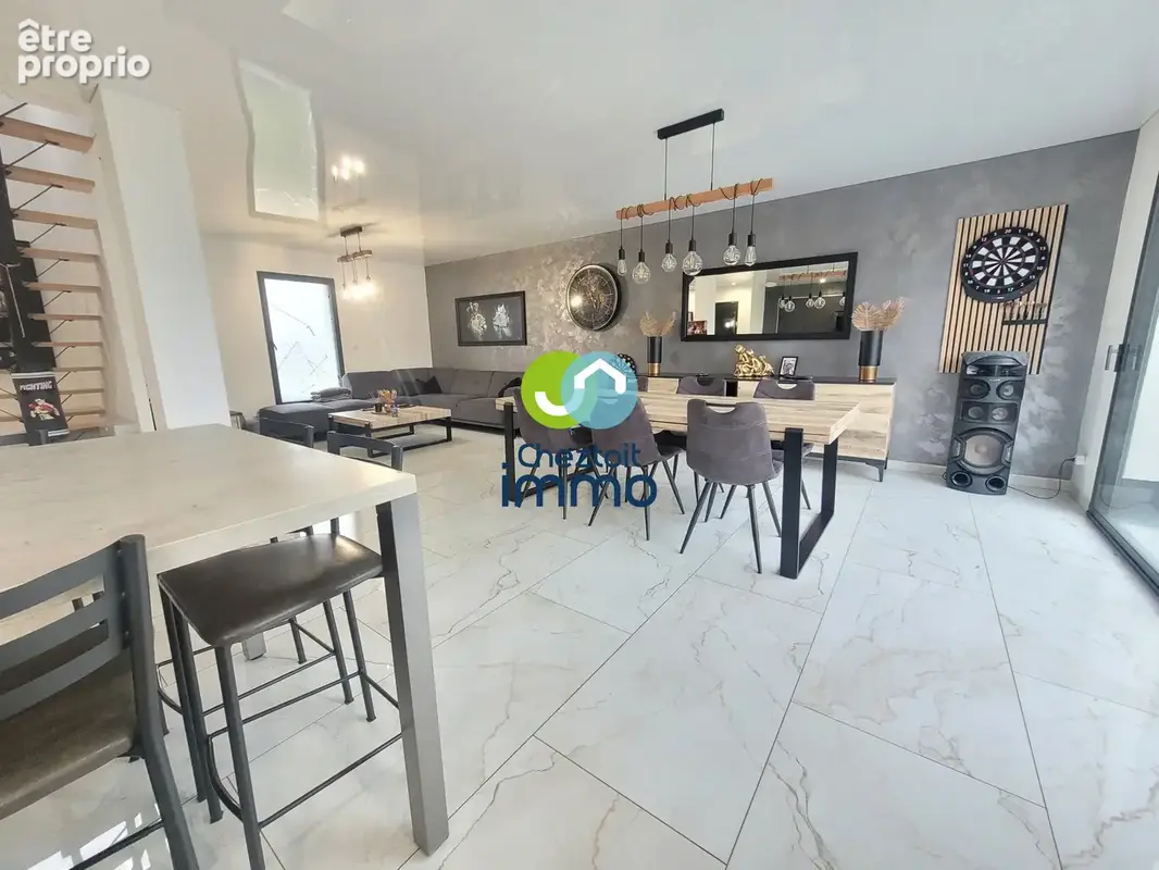 Pavillon contemporain individuel 120 m2 jardin garage - photo 5