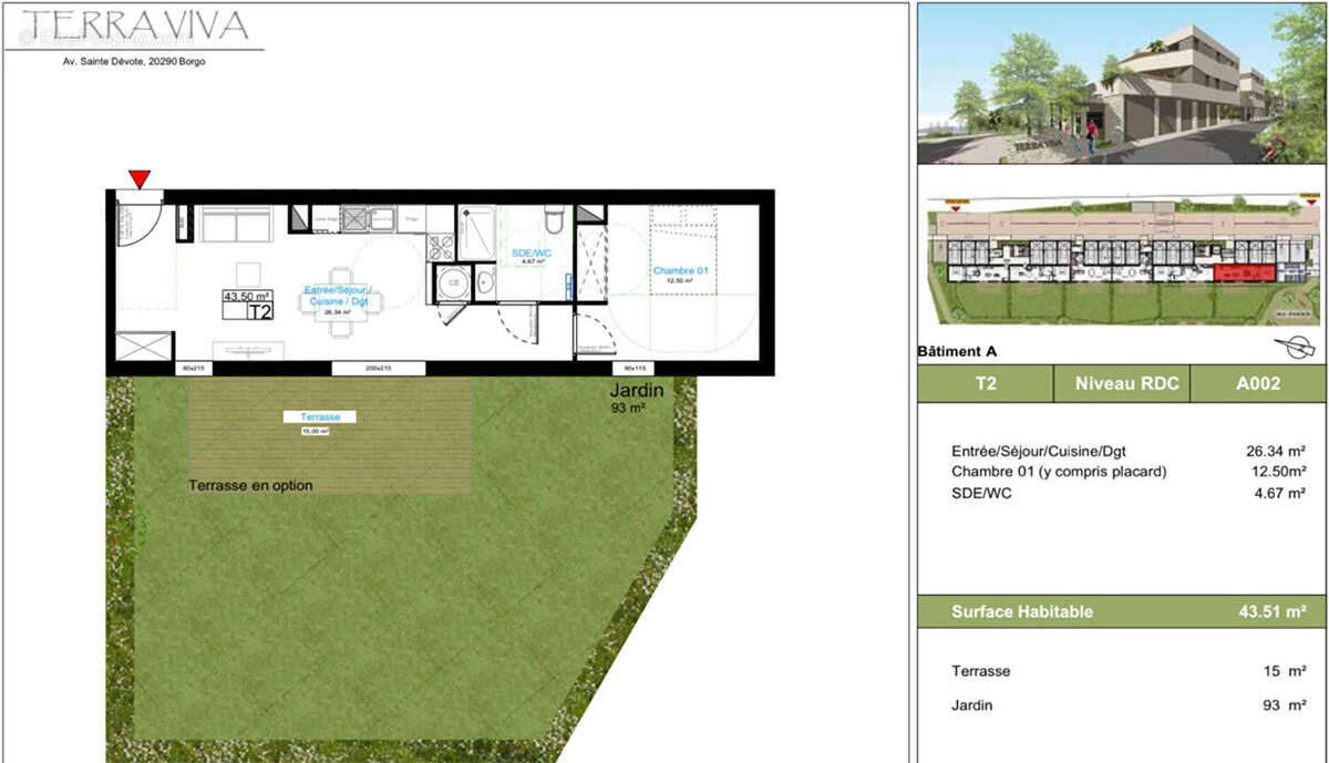 Appartement à BORGO