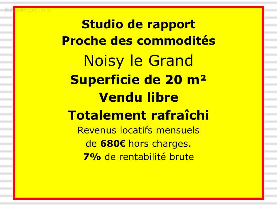 Appartement à NOISY-LE-GRAND