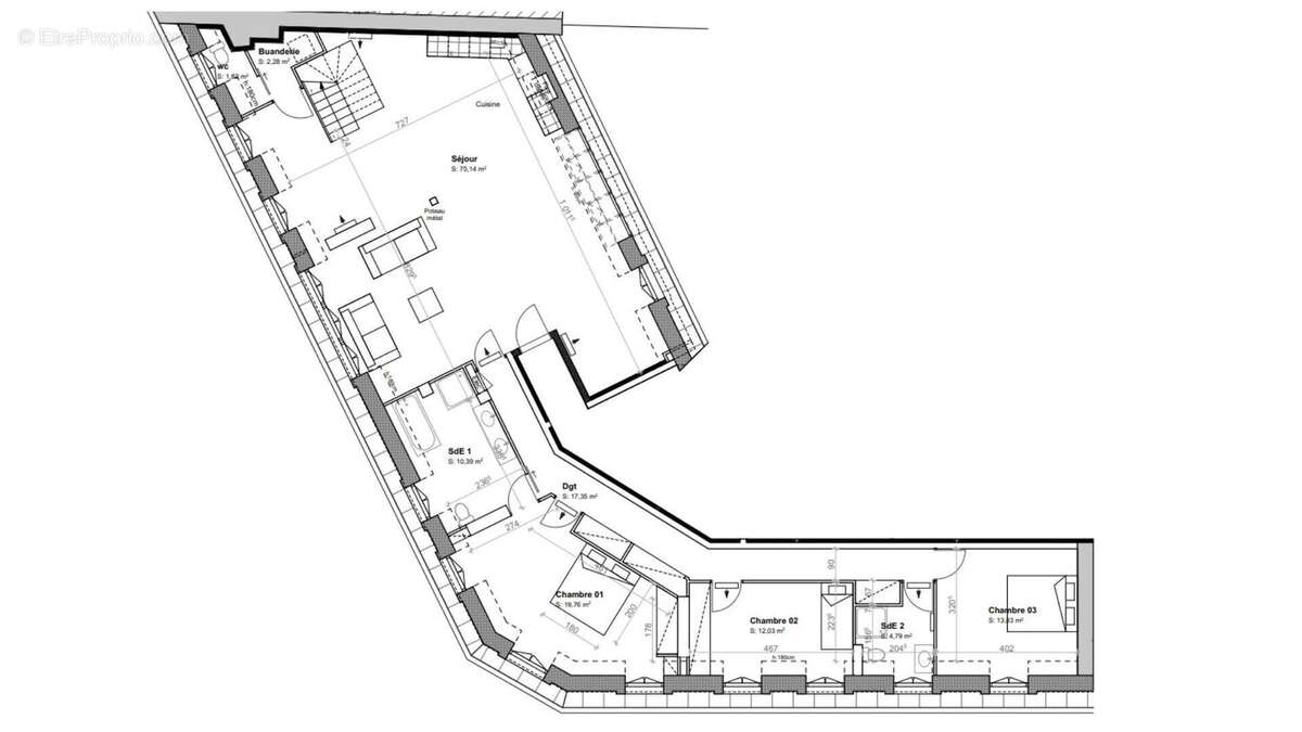 Photo 6 - Appartement à LEVALLOIS-PERRET