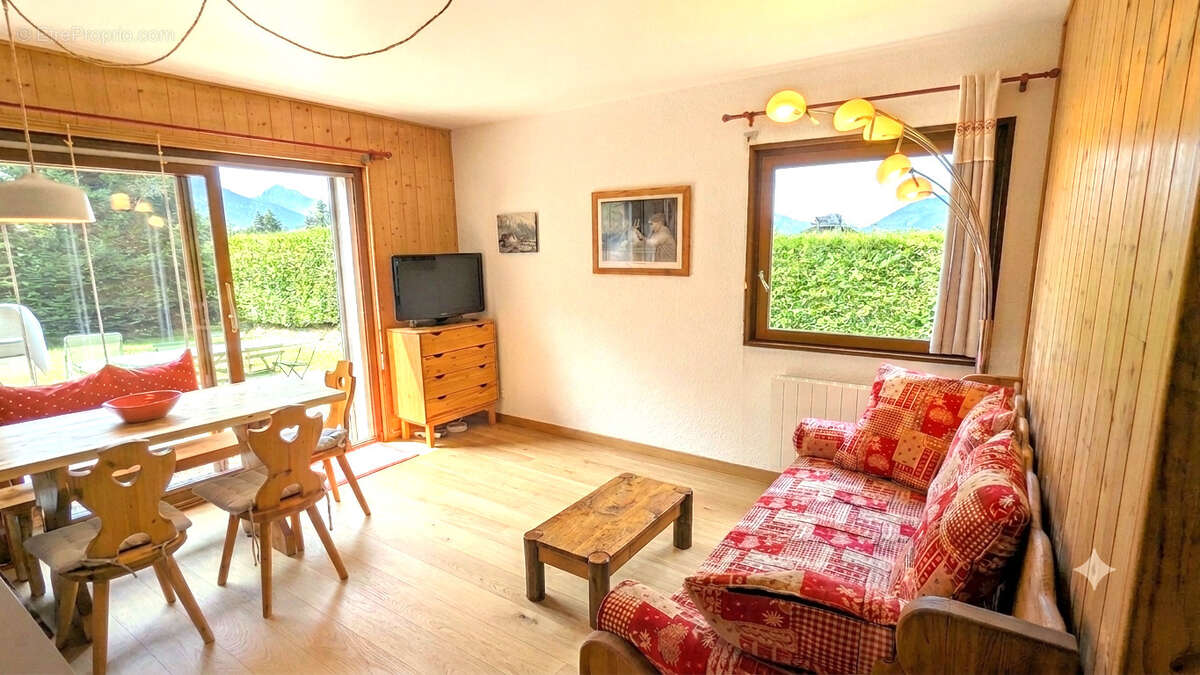 CHAMONIX  - T3 avec jardin privatif, vue Mont-Blanc, garage et stationnement - photo 3