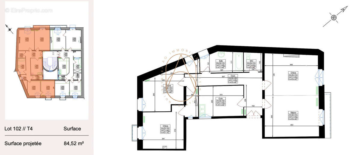Appartement 84 m² à Montpellier  - photo 6
