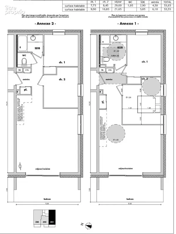 Appartement Beaufort Sur Doron 3 pièce(s) 53.55 m2 - photo 2