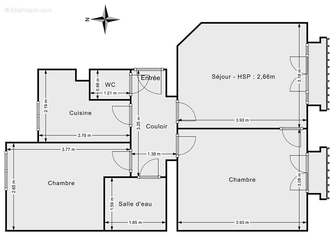 Appartement à PARIS-14E