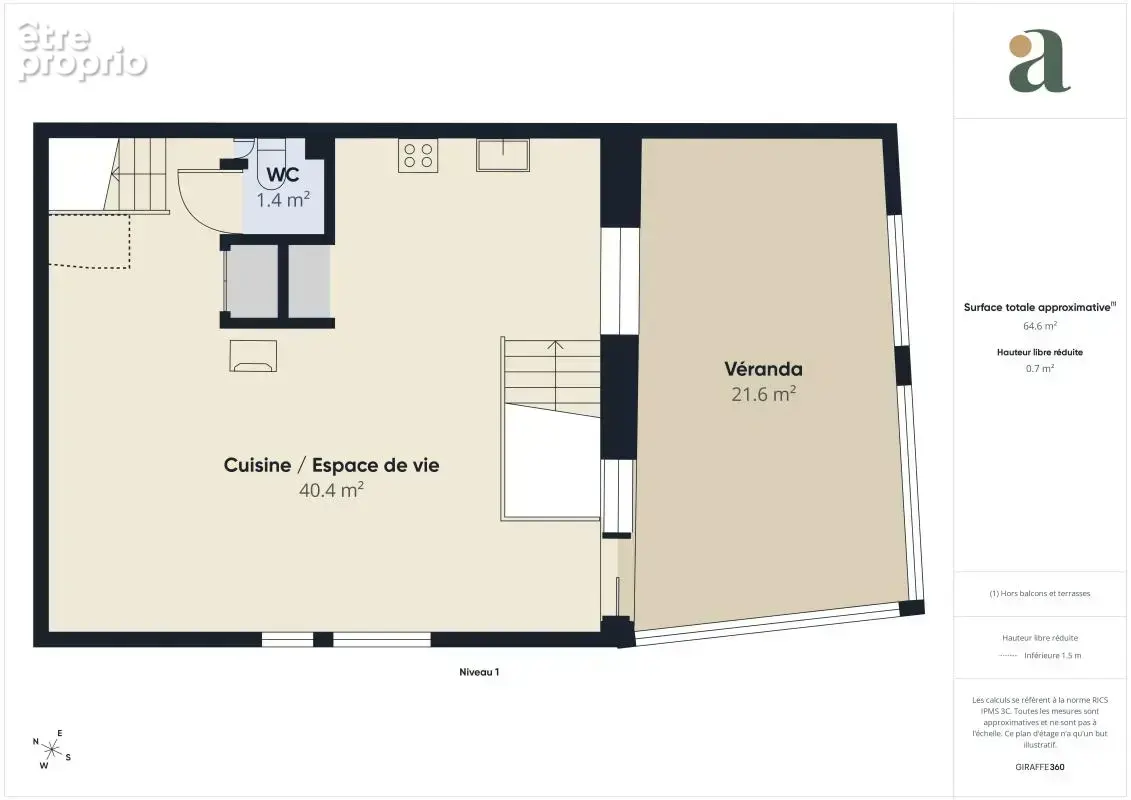 Appartement T4 de 107 m² avec entrée indépendante en vente à Grans (13450) - photo 11