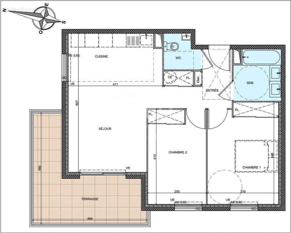 Appartement 59 m² à Grasse  - photo 9