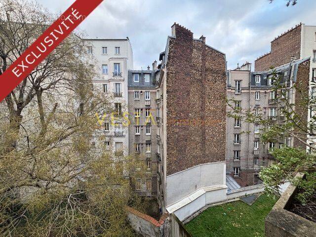 vue jardin - Appartement à MONTREUIL
