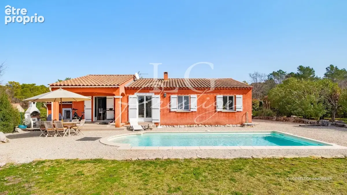 Callian – Villa plain-pied 4 chambres avec piscine, au calme - photo 2
