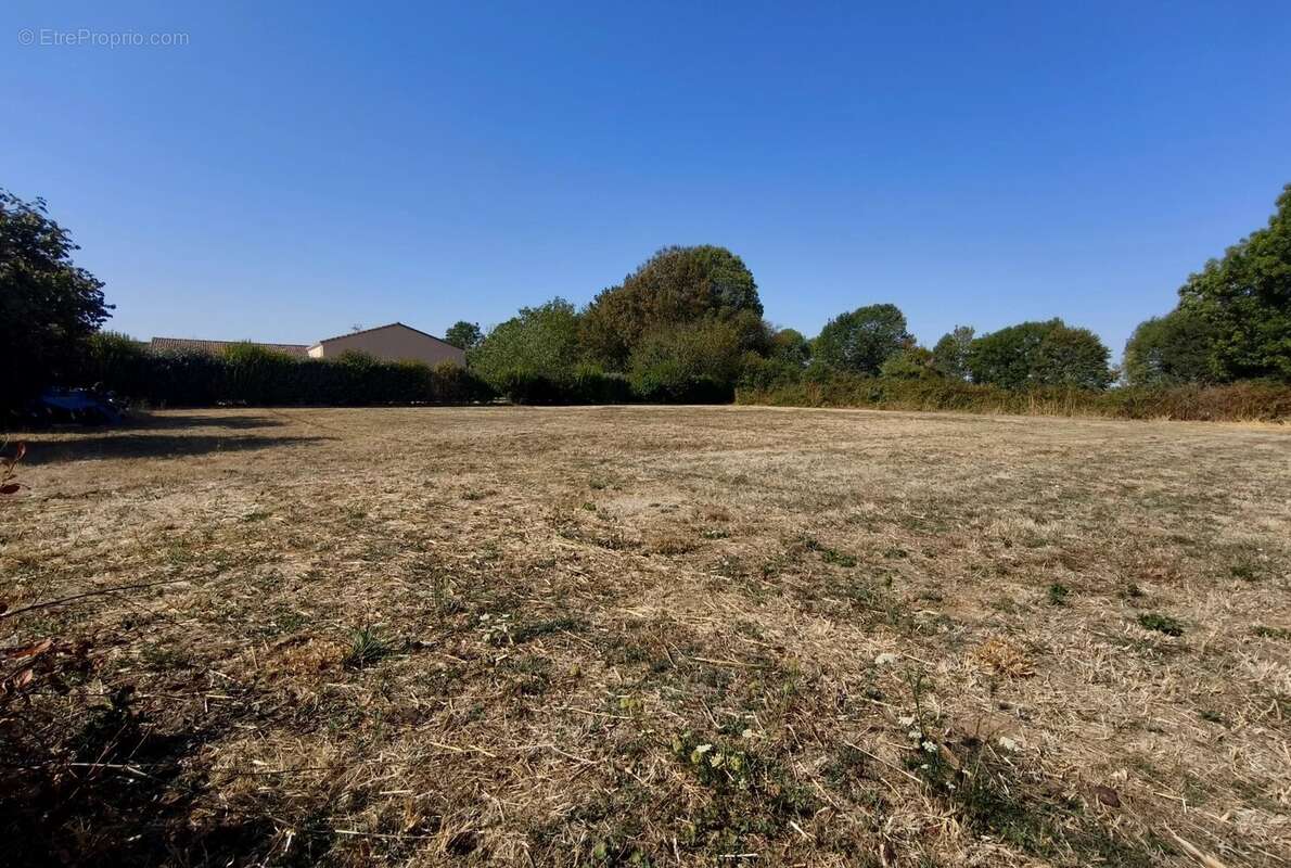 Terrain constructible non viabilise - pamproux - photo 2