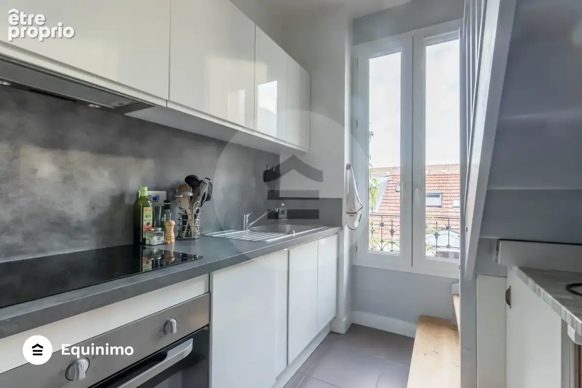 Appartement duplex situé au dernier étage de 2 pièces 1 chambre de 48,25m2 au sol. - photo 3