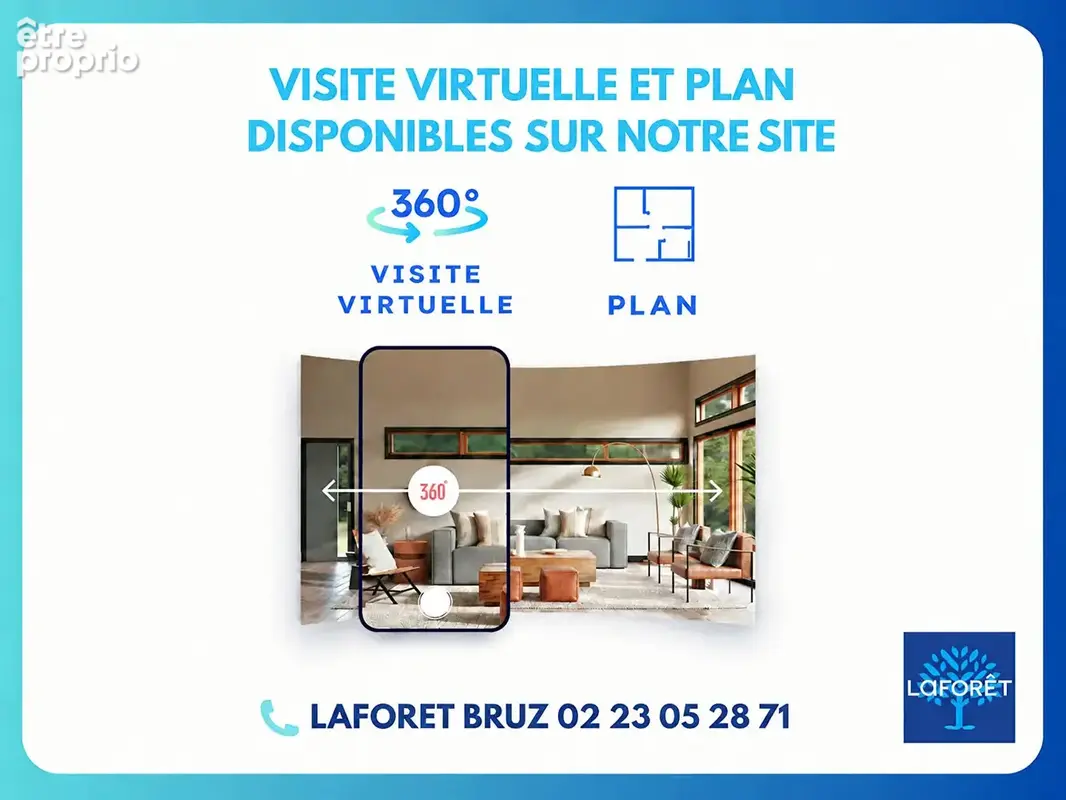 Appartement CHARTRES-DE-BRETAGNE , Duplex T2 avec garage fermé et parking privatif, à 200 m des commerces - photo 3