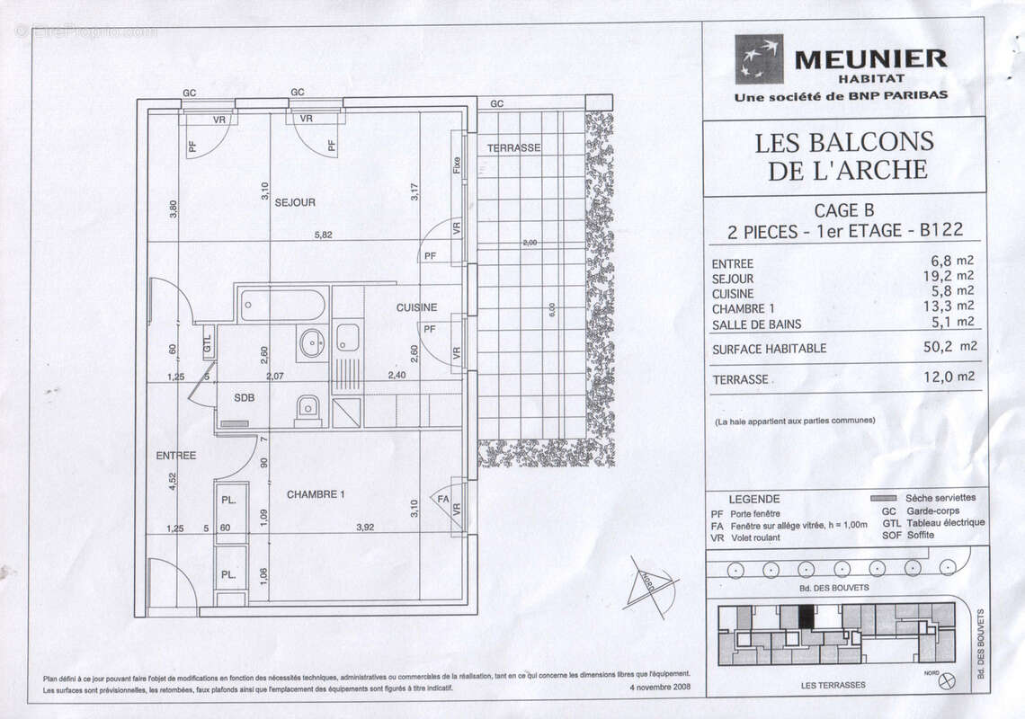 Appartement à NANTERRE