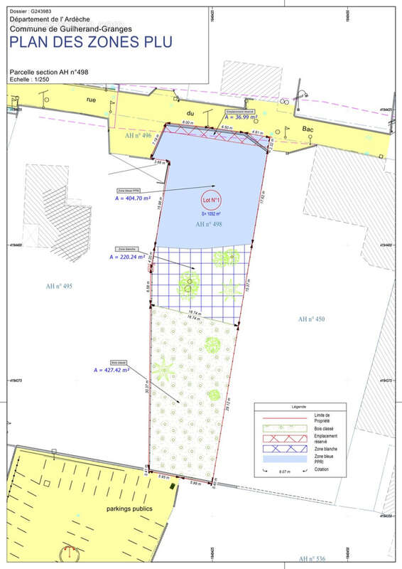 Terrain à GUILHERAND-GRANGES