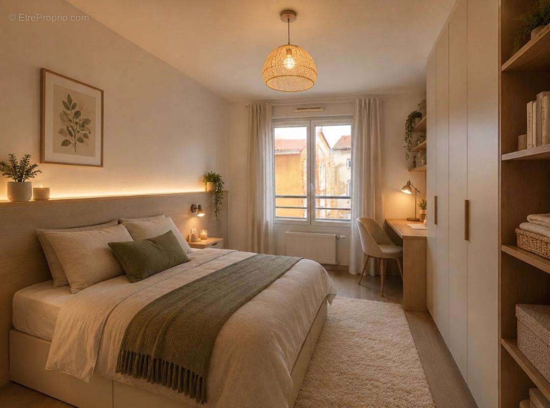 EXCLUSIVITE - A VENDRE - Appartement T3 lumineux avec balcon et garage - Saint-Laurent-sur-Saône (01750) - photo 6