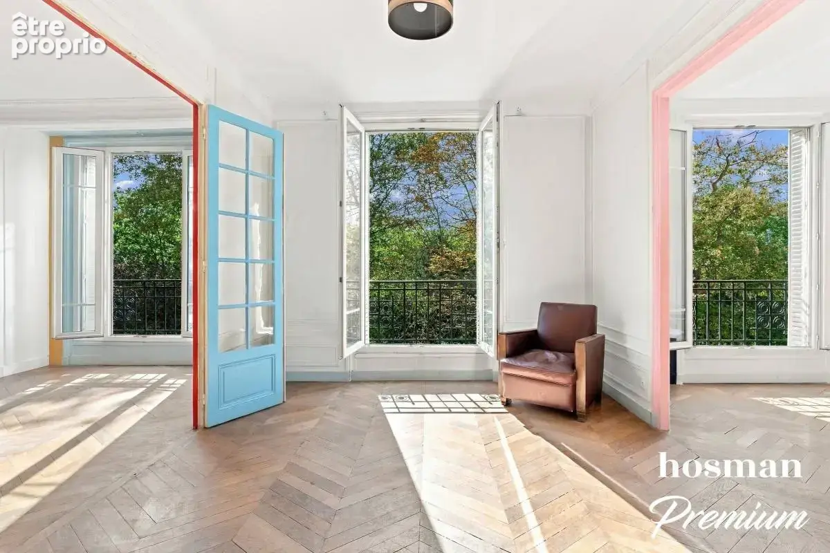 Spacieux 5 pièces de 143 m² - vue sur le parc des Buttes-Chaumont - photo 2