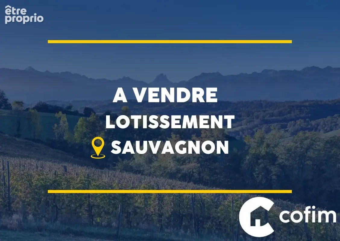 Photo Terrain à Sauvagnon au prix de 87 000€