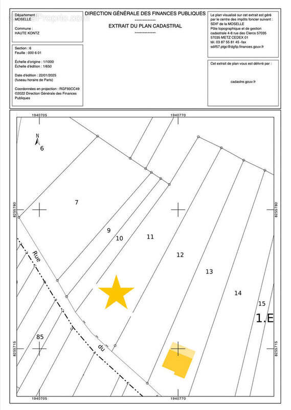 Terrain à HAUTE-KONTZ