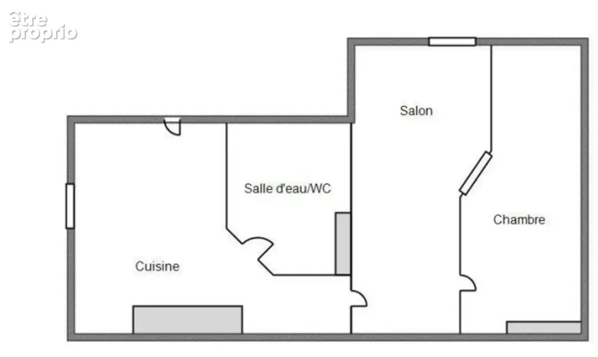 Appartement 32 m² - 1 chambre - Angers centre - VENDU LIBRE - photo 7