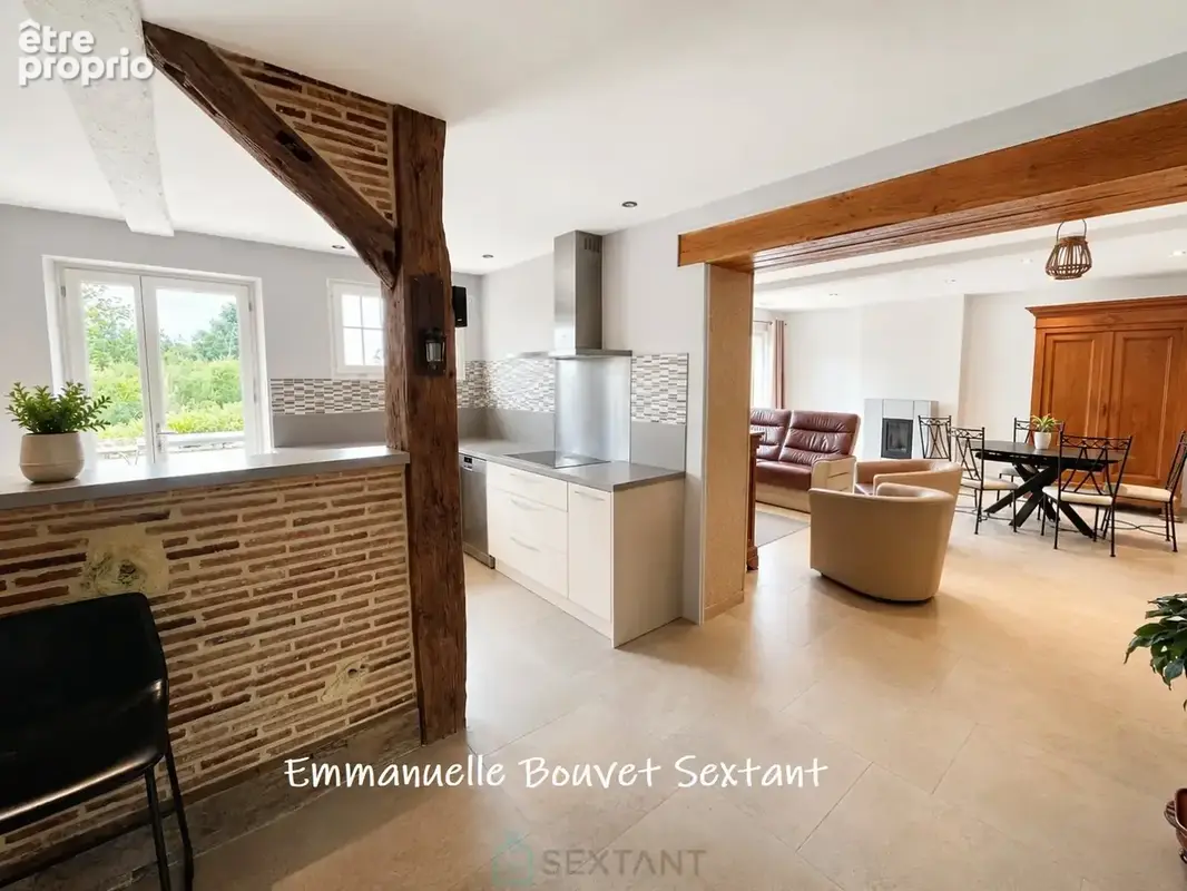 Monbazillac, longère 180 m² avec vue, 5 chambres, garage, séchoir, SPA, ancien chai, 2300 m² de terrain - photo 2