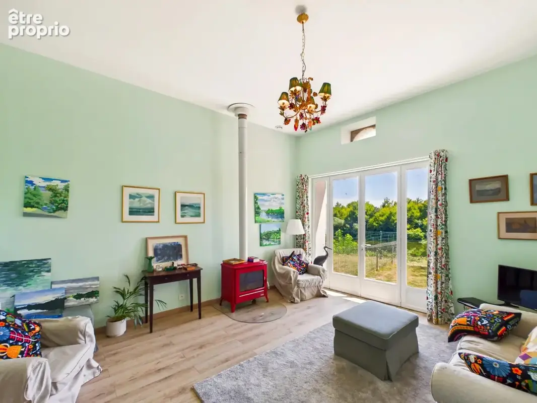 Belle maison de 5 chambres avec piscine en bord de rivière, maison d'amis et annexe près de Gensac - photo 7