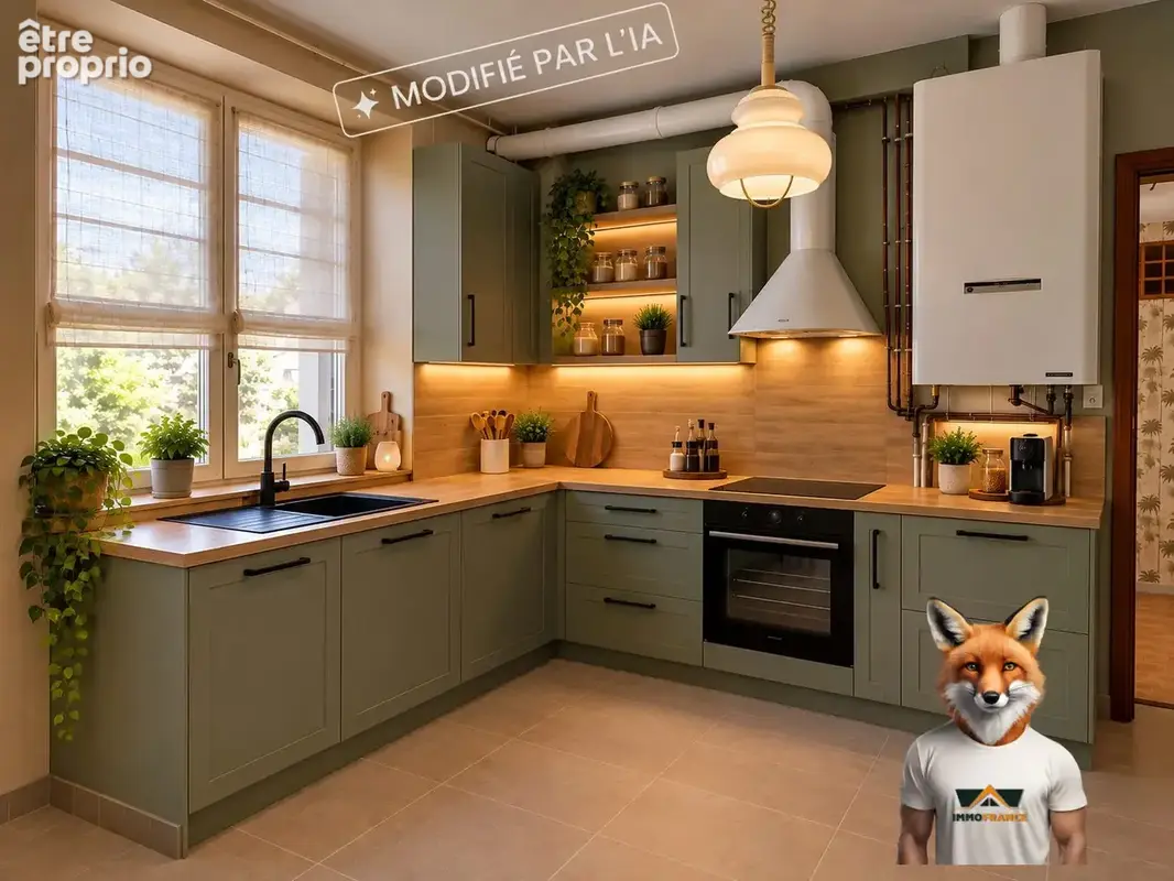 Habitation 1 : cuisine modifié par IA
