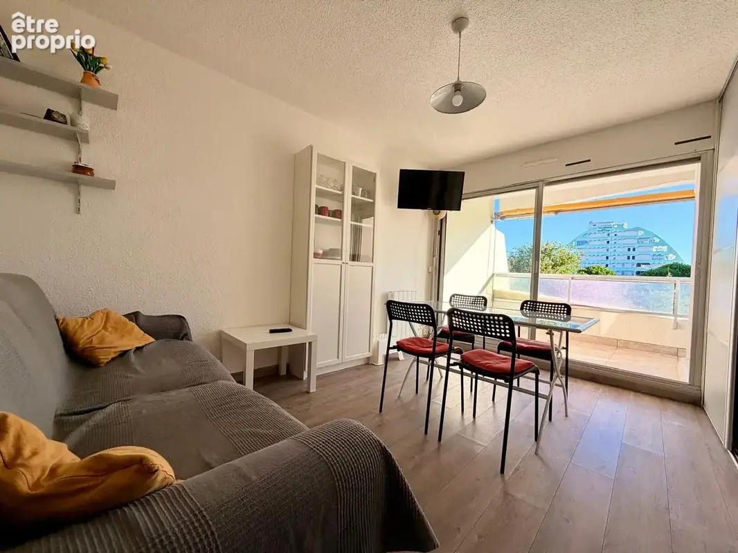 Appartement T2 cabine de 33m2 au 2ème étage avec garage - SECTEUR CALME COUCHANT - photo 2