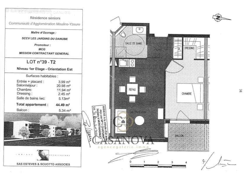 Appartement à YZEURE