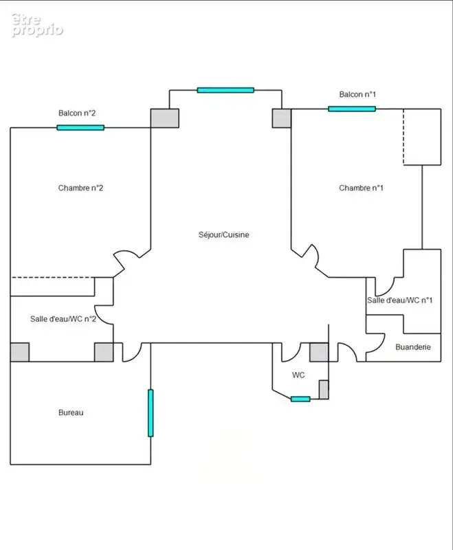 Nice Gambetta 4P 72m² - Coup de coeur "Oksana" - photo 12