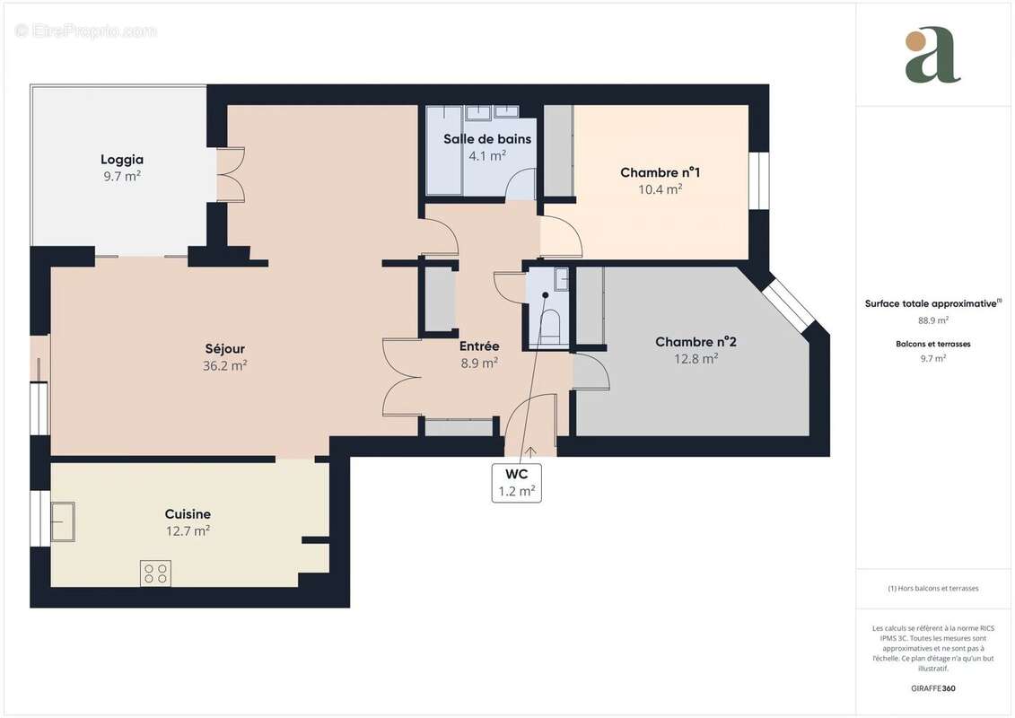 Appartement à ARGENTEUIL