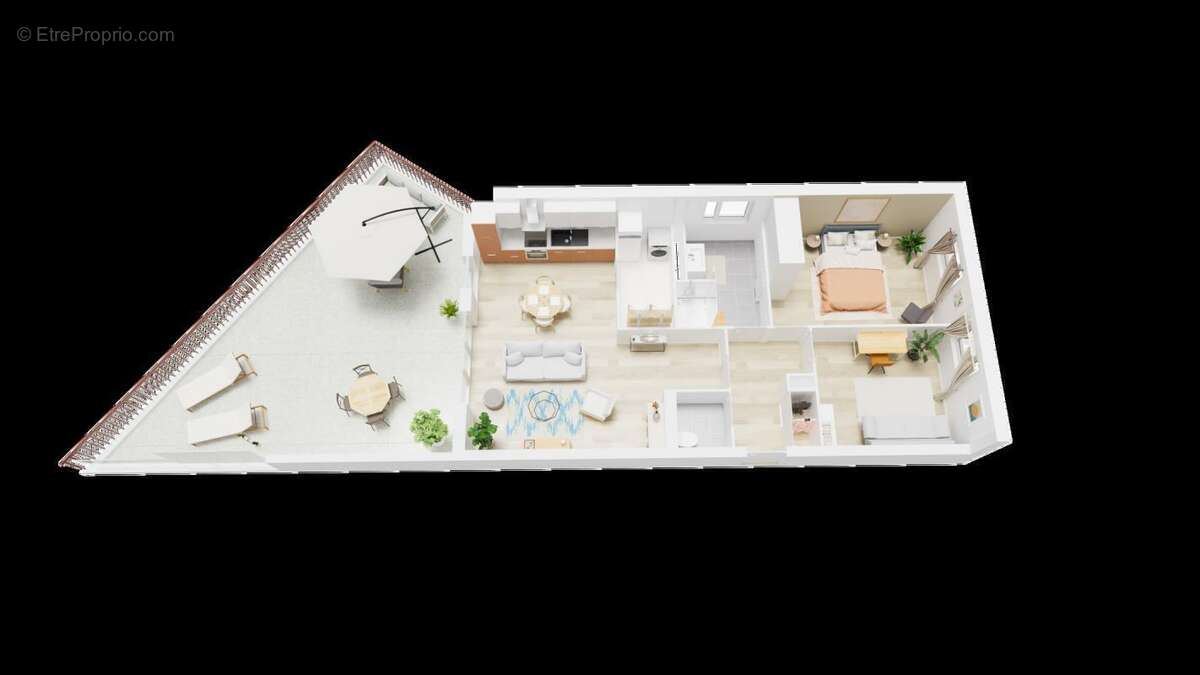 Appartement à HERMANVILLE-SUR-MER