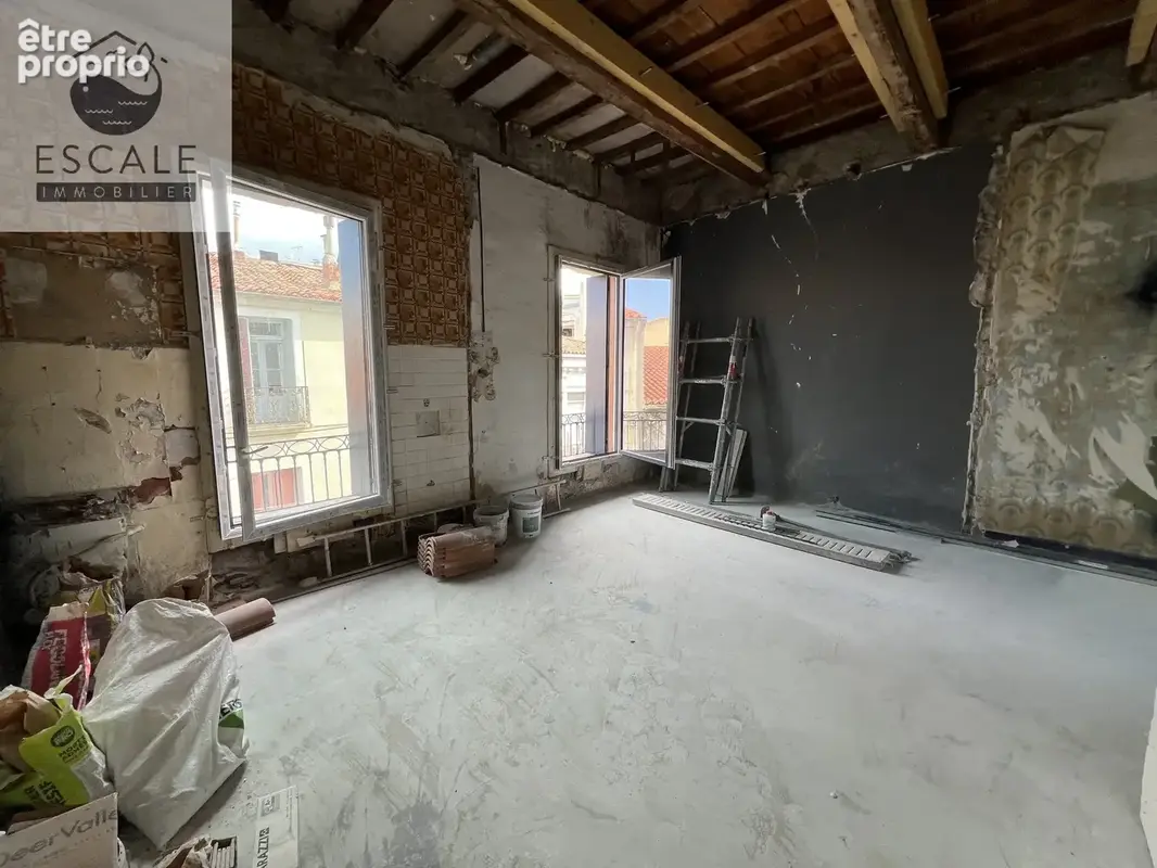 Vente t2 en plateau avec possibilite marche de travaux quartier ile sud a sete - photo 9