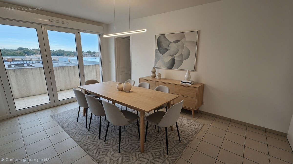 Appartement T2 de 34m2 avec terrasse - Vue panoramique - Montpellier - photo 2