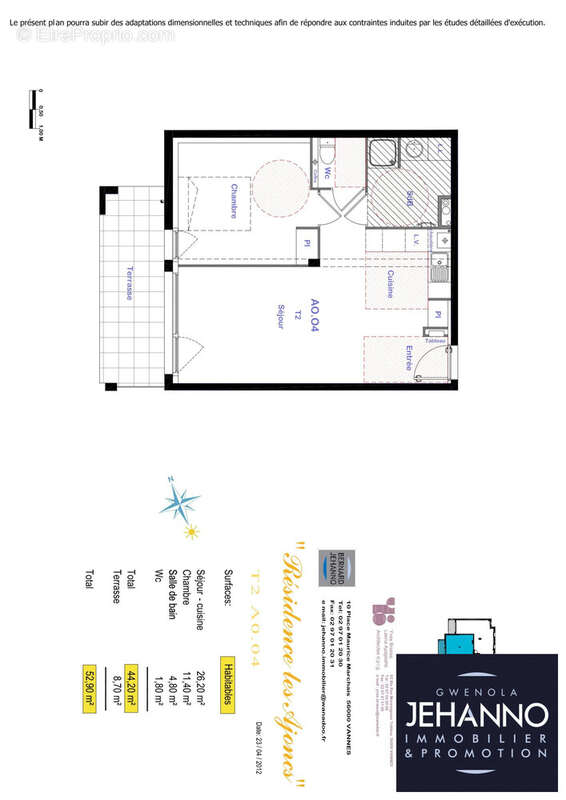 Appartement à PLUNERET