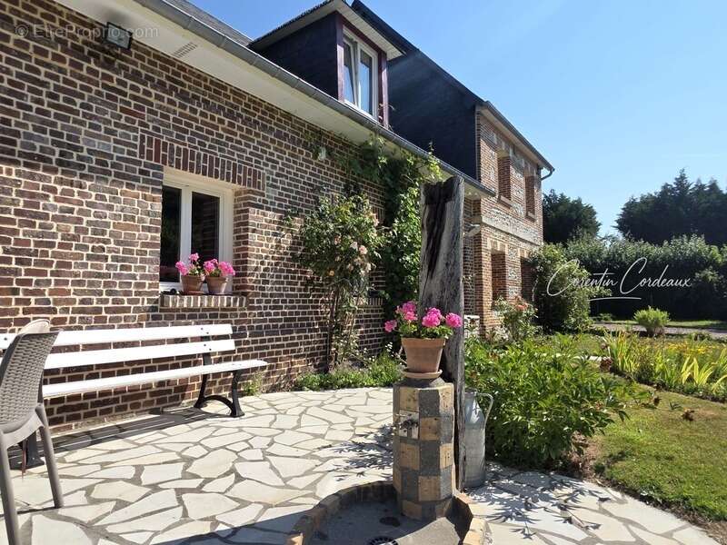 Maison de caractère en brique et silex – XIXe siècle – Environ 193 m² habitables – Terrain de 3 200 m² - photo 4