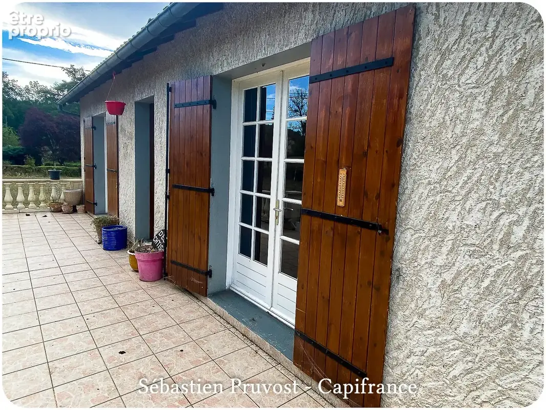 Maison à vendre 4 pièces SAINT PARDOUX LA RIVIERE (24), maison P3, terrain 2158m2, accès petit cours d'eau, 2 chambres - photo 2