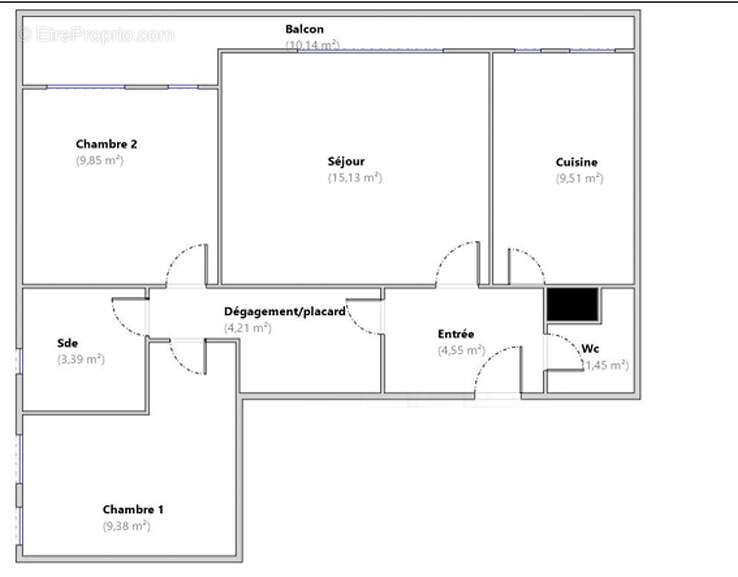 Appartement à VILLIERS-LE-BEL