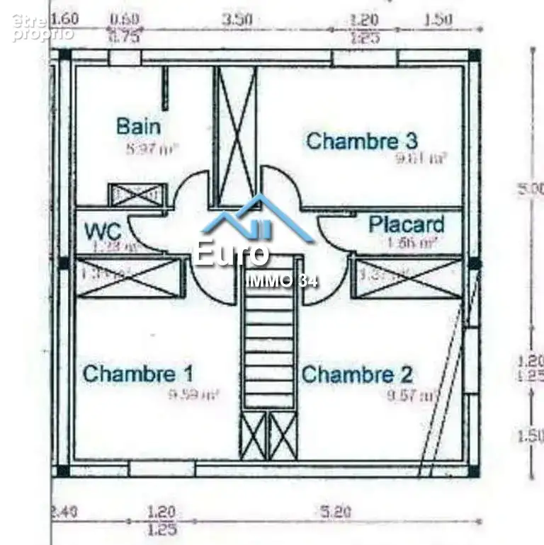 Maison 3 faces de 80 m² avec garage et extérieur  - photo 7