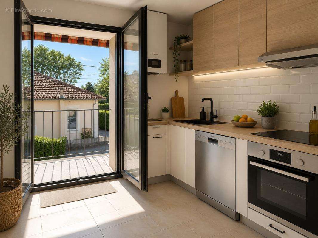 Appartement à vendre aux Milles (Aix-en-Provence) - T3/T4 traversant avec terrasse et fort potentiel - photo 7