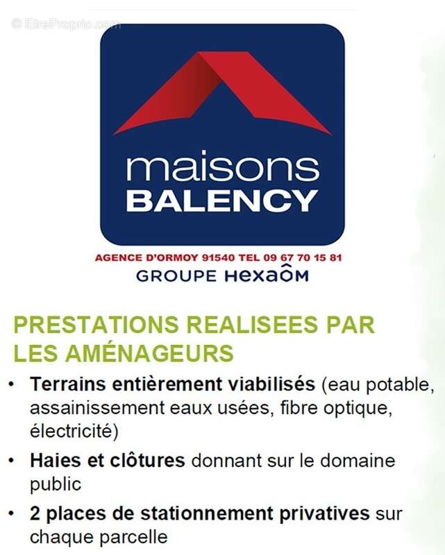 Terrain à MENNECY