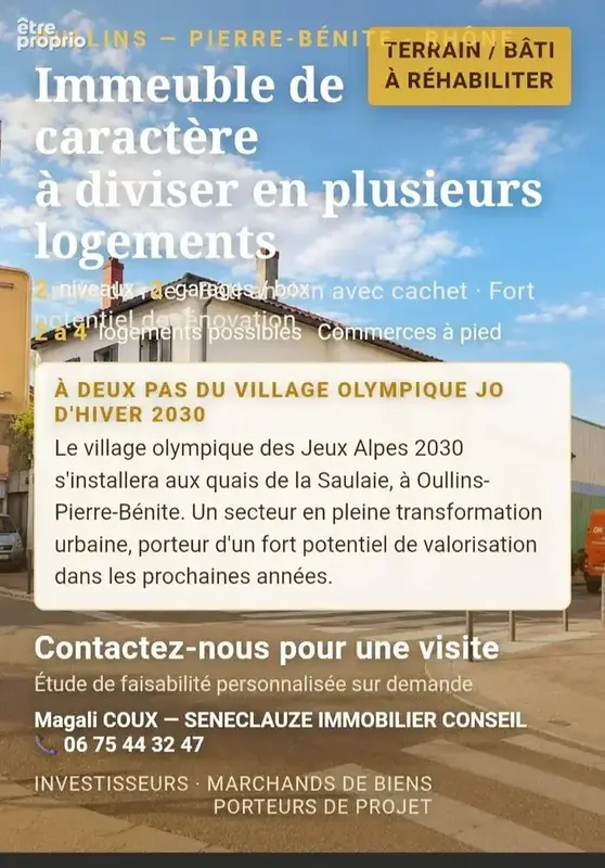 Tènement avec potentiel de  1472 m² sur une parcelle de 998 m². - photo 2