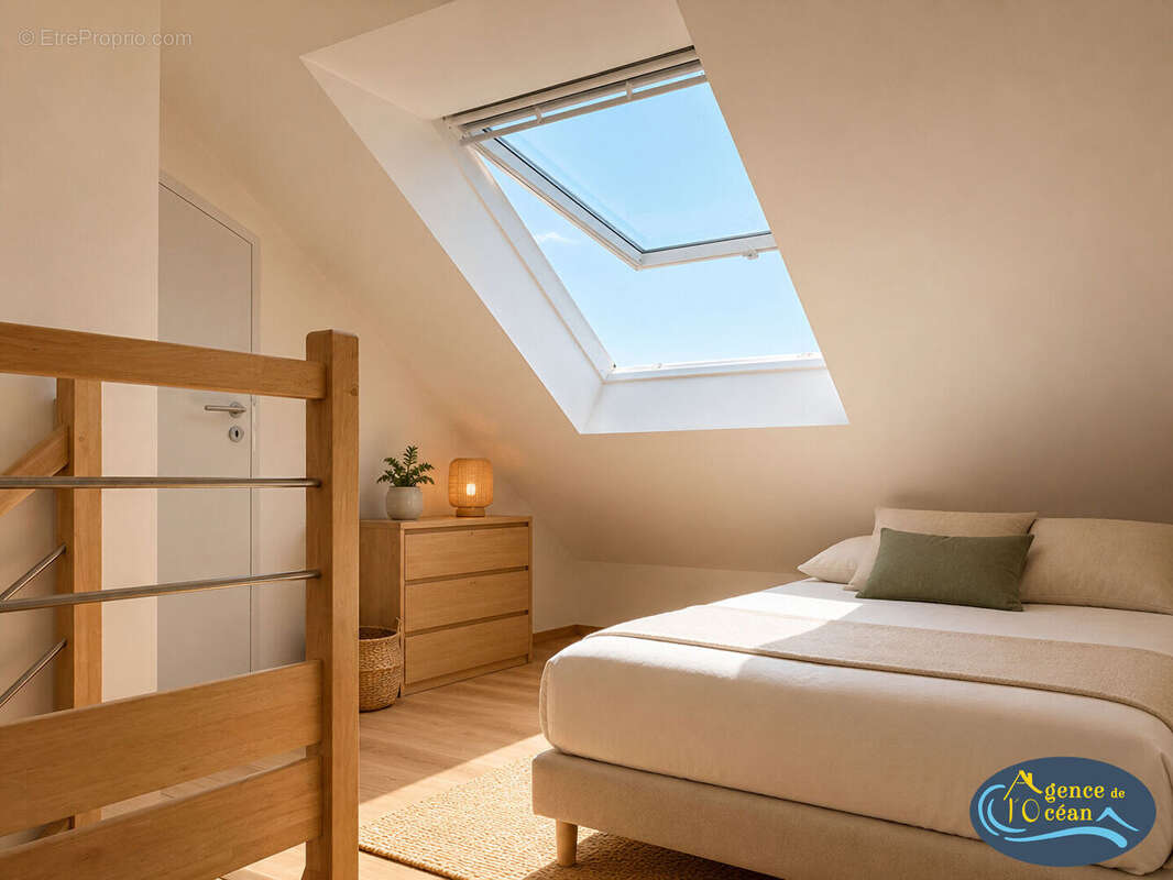 Maison avec vue mer quartier de la mine d'or penestin, 2 chambres et mezzanine, accès direct sur le sentier cotier morbihan sud  - photo 8