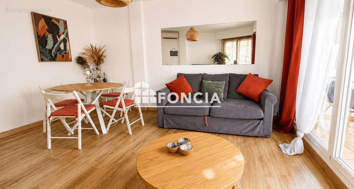 Juan les pins centre, 2 pièces avec terrasse de 20 m2 vue mer - photo 4