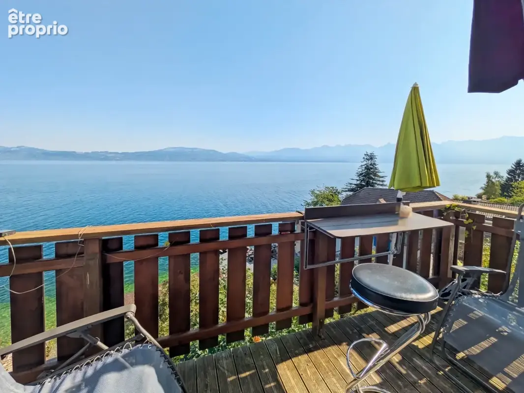 MEILLERIE –  Vue lac et montagnes – À proximité d'Évian et de la frontière suisse - photo 9