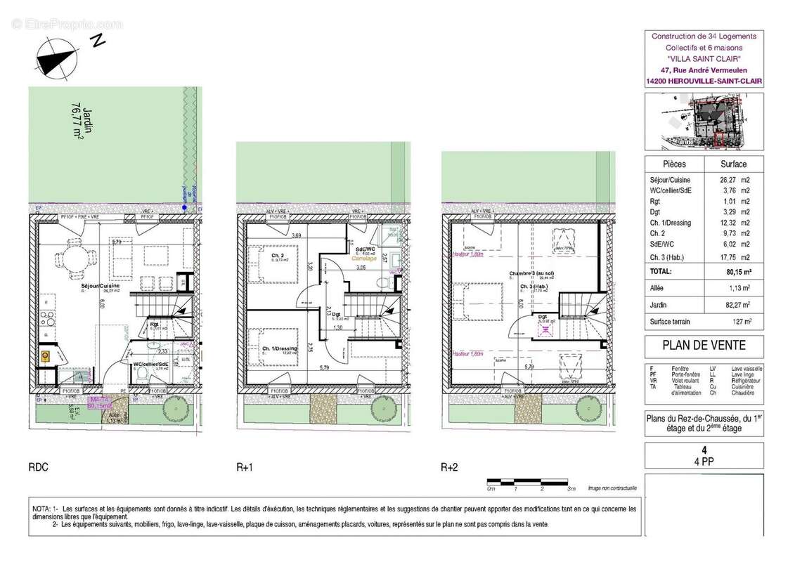 Maison 78 m² à Herouville-Saint-Clair  - photo 3