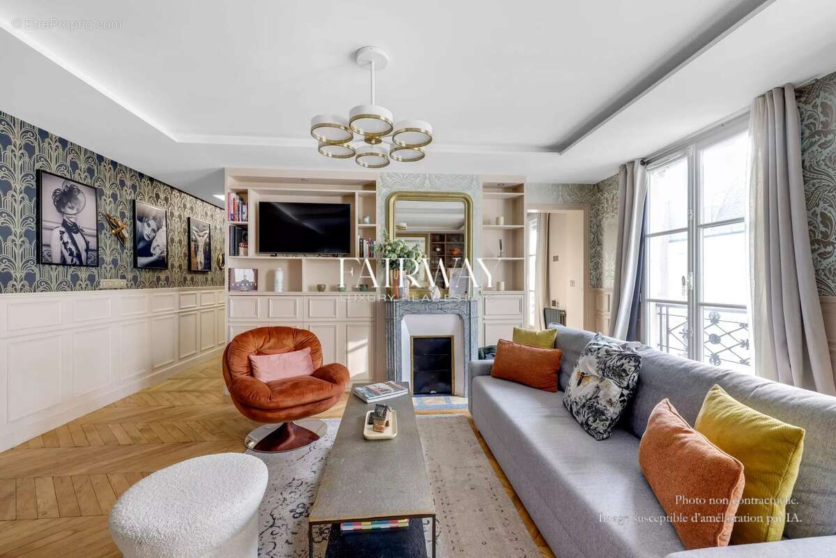 Villiers - Saint-Augustin – Pied-à-terre rénové par architecte de 52 m², vaste séjour de 33 m² et plan optimisé - photo 3