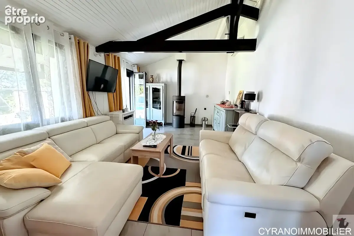 Plain pied 150 m2, piscine, 5chs, terrain  2428 m2 - photo 4